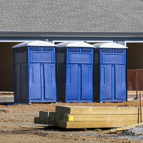 is there a specific order in which to place multiple porta potties in Glendo WY